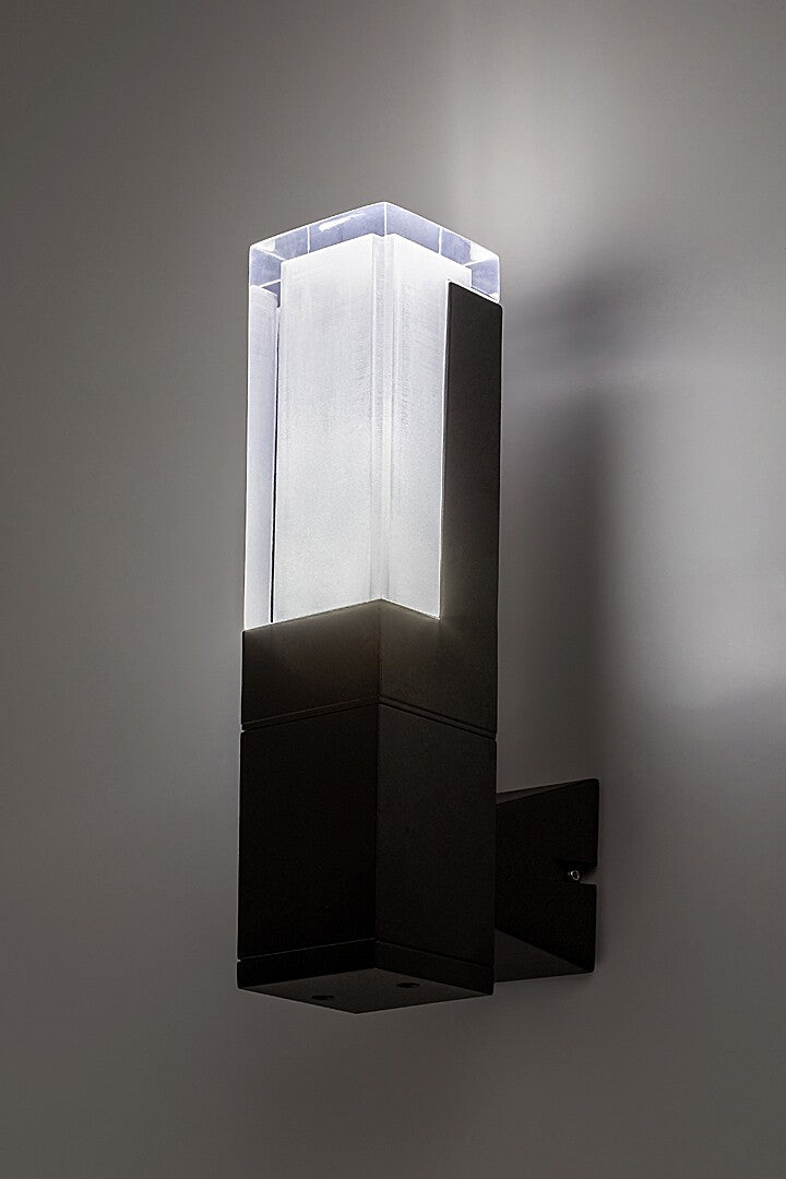 Aplica LED exterior Darvas, negru, 7W, 450lm, 2700K, 4000K, 6000K, IP54, Rabalux, 77126