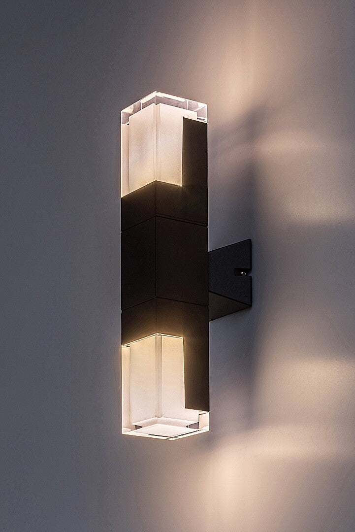 Aplica LED exterior Darvas, negru, 12W, 830lm, 2700K, 4000K, 6000K, IP54, Rabalux, 77127