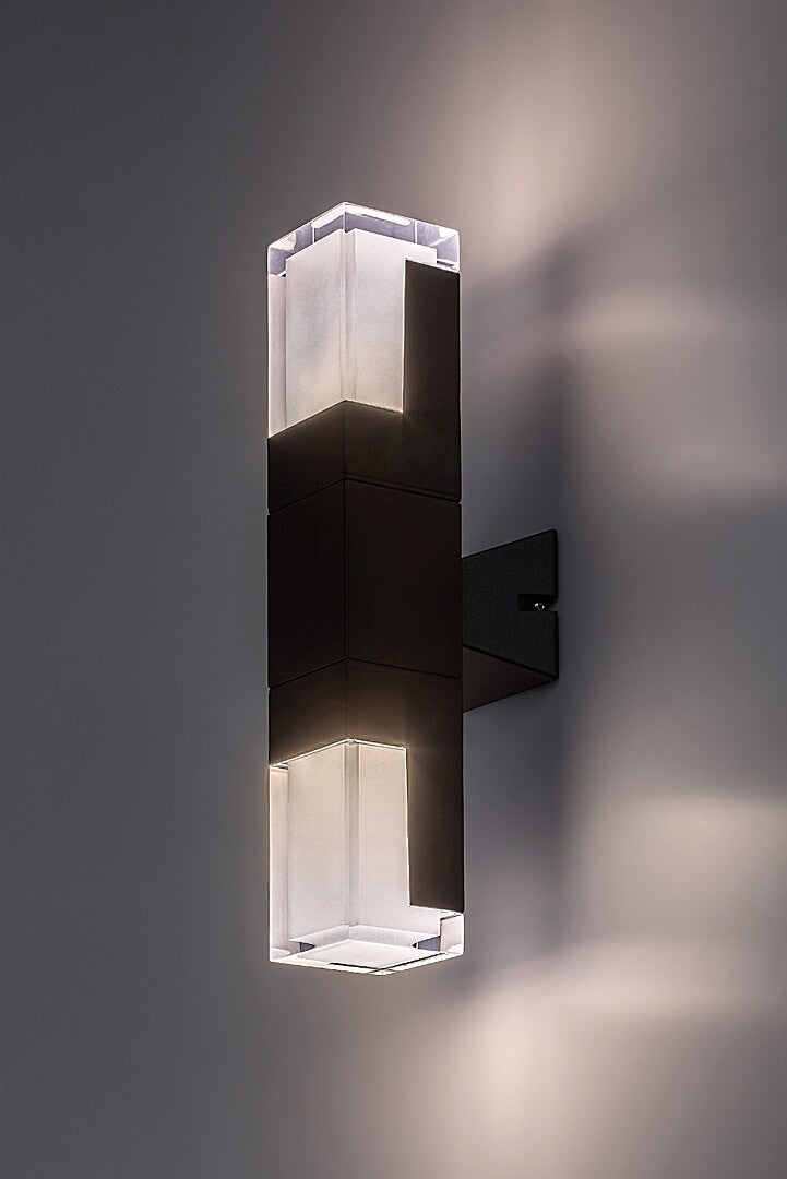 Aplica LED exterior Darvas, negru, 12W, 830lm, 2700K, 4000K, 6000K, IP54, Rabalux, 77127