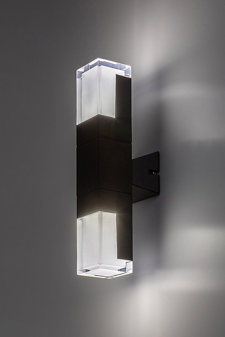 Aplica LED exterior Darvas, negru, 12W, 830lm, 2700K, 4000K, 6000K, IP54, Rabalux, 77127