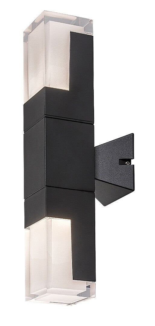 Aplica LED exterior Darvas, negru, 12W, 830lm, 2700K, 4000K, 6000K, IP54, Rabalux, 77127