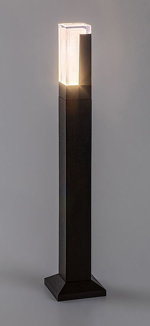 Stalp exterior LED Darvas, negru, 7W, 450lm, 2700K,4000K,6000K, H.60, IP54, Rabalux, 77128