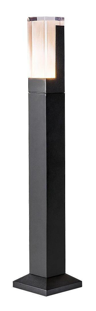 Stalp exterior LED Darvas, negru, 7W, 450lm, 2700K,4000K,6000K, H.60, IP54, Rabalux, 77128