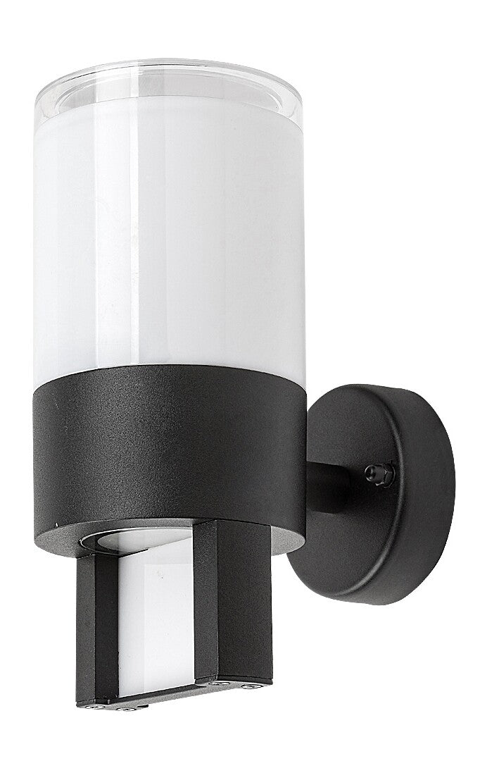 Aplica LED exterior Leitha, negru, 12W, 740lm, 3000K, IP44, Rabalux, 77130