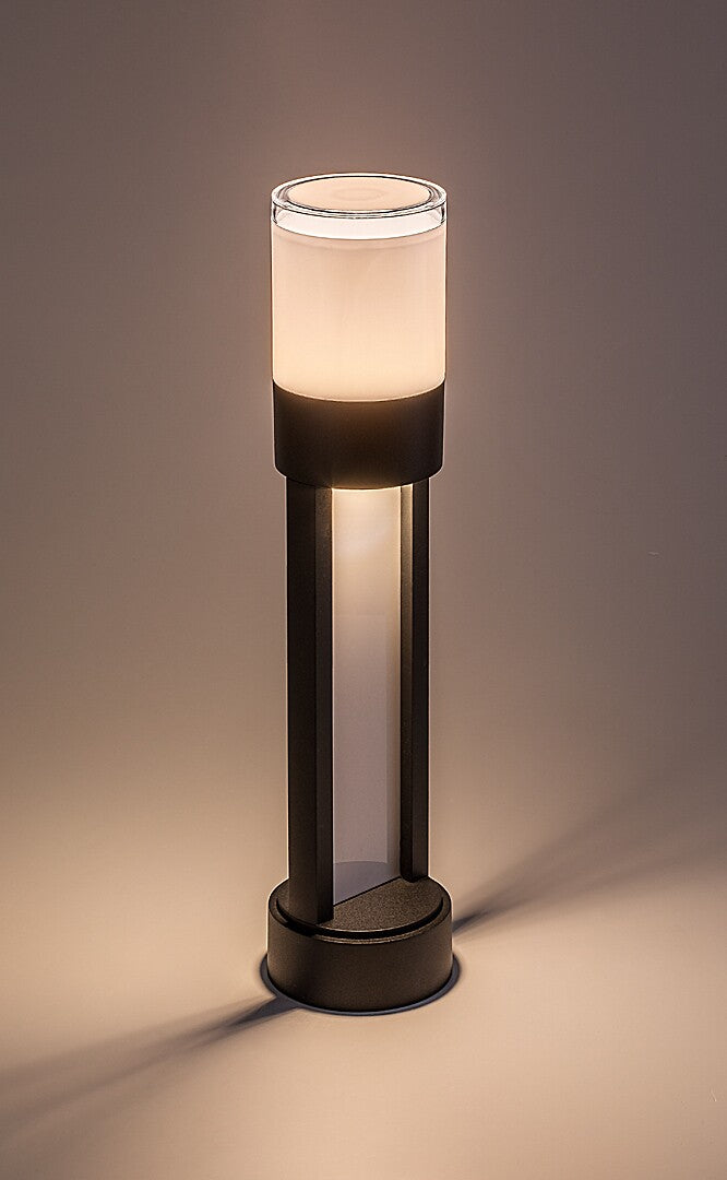 Stalp exterior LED Leitha, negru, 12W, 720lm, 3000K, H.50, IP44, Rabalux, 77131
