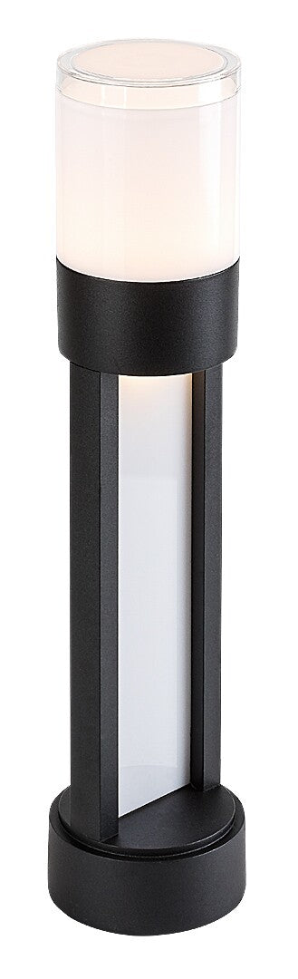 Stalp exterior LED Leitha, negru, 12W, 720lm, 3000K, H.50, IP44, Rabalux, 77131