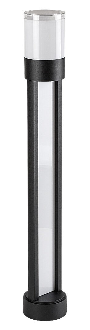 Stalp exterior LED Leitha, negru, 12W, 700lm, 3000K, H.80, IP44, Rabalux, 77132