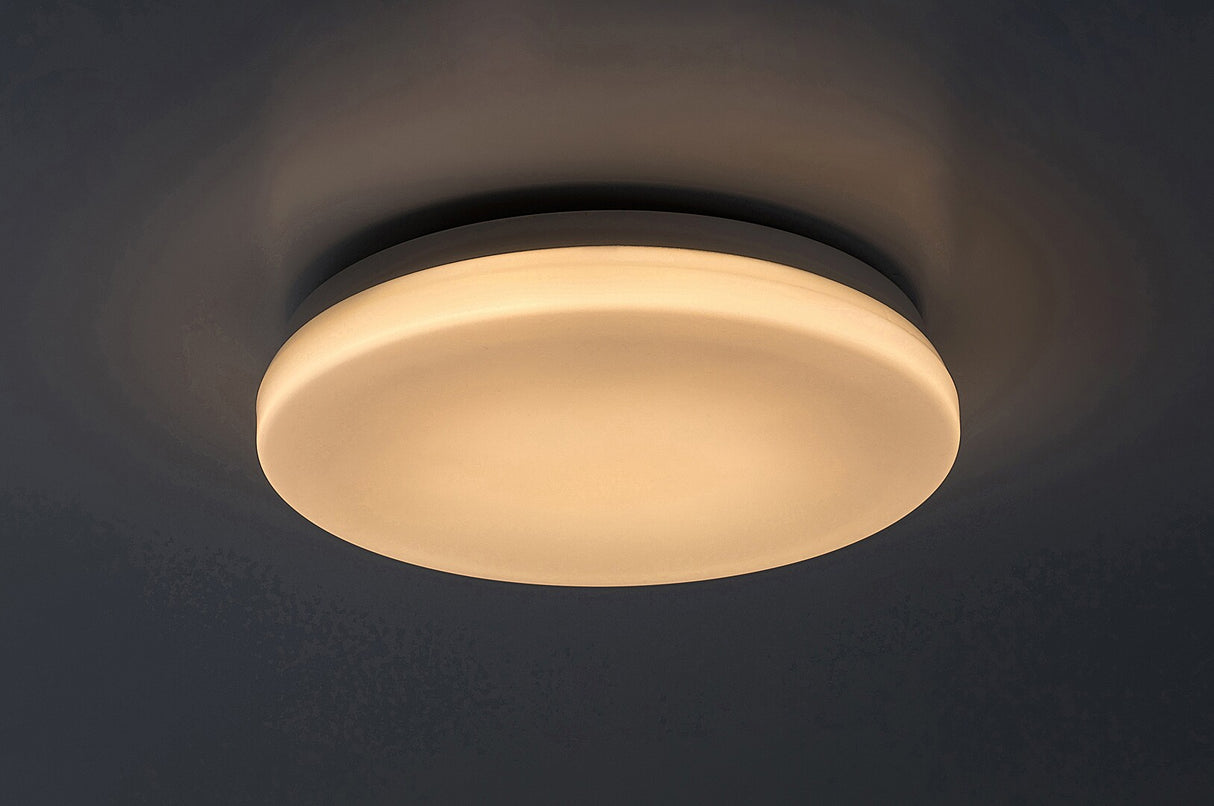 Plafoniera LED exterior Lowar, alb, 12W, 750lm, 3000K, 4000K, 6000K, D.24cm, IP44, Rabalux, 77133