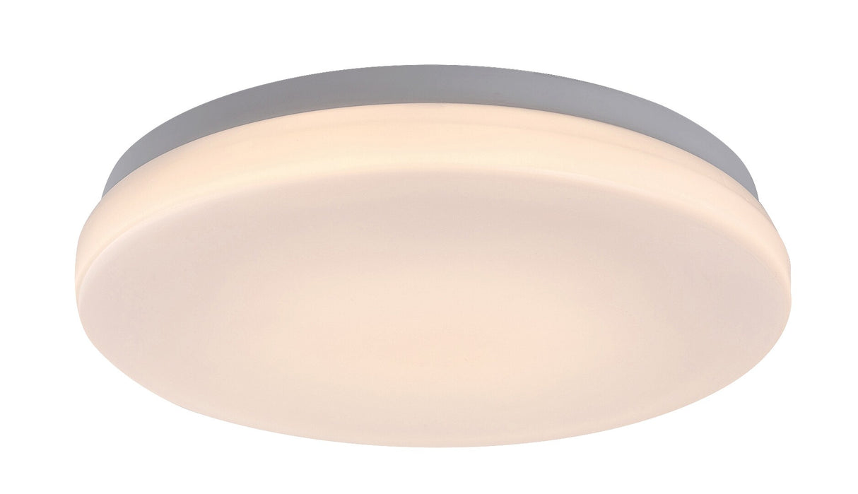 Plafoniera LED exterior Lowar, alb, 12W, 750lm, 3000K, 4000K, 6000K, D.24cm, IP44, Rabalux, 77133