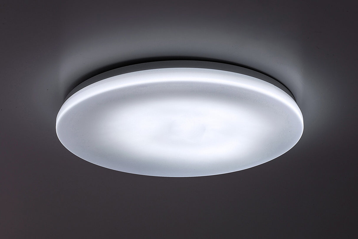Plafoniera LED exterior Lowar, alb, 36W, 2300lm, 3000K, 4000K, 6000K, D.41cm, IP44, Rabalux, 77135