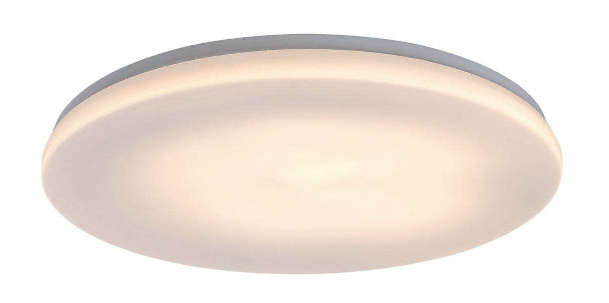 Plafoniera LED exterior Lowar, alb, 36W, 2300lm, 3000K, 4000K, 6000K, D.41cm, IP44, Rabalux, 77135