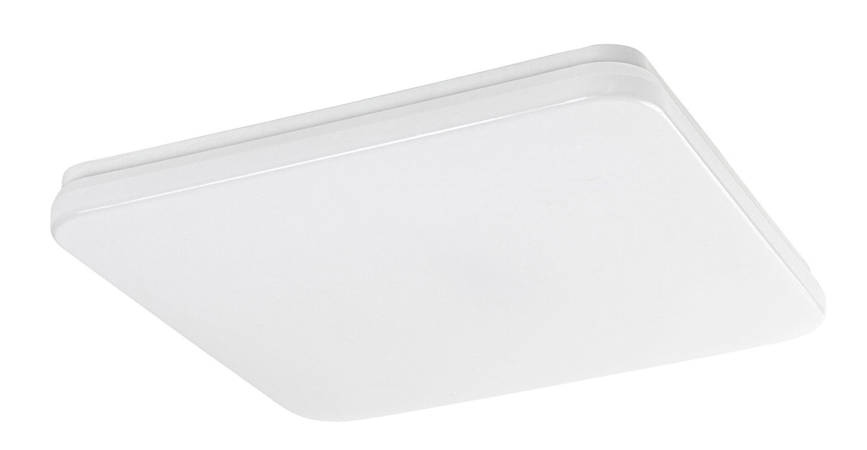 Plafoniera LED exterior Lowar, alb, 36W, 2300lm, 3000K, 4000K, 6000K, D.41cm, IP44, Rabalux, 77136
