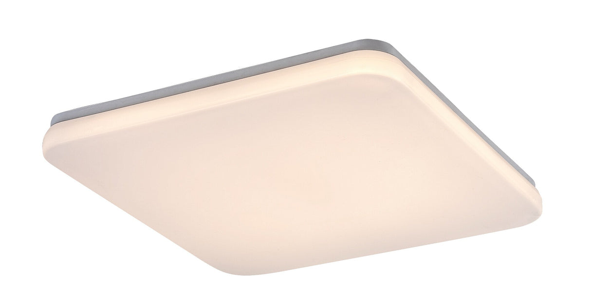 Plafoniera LED exterior Lowar, alb, 36W, 2300lm, 3000K, 4000K, 6000K, D.41cm, IP44, Rabalux, 77136