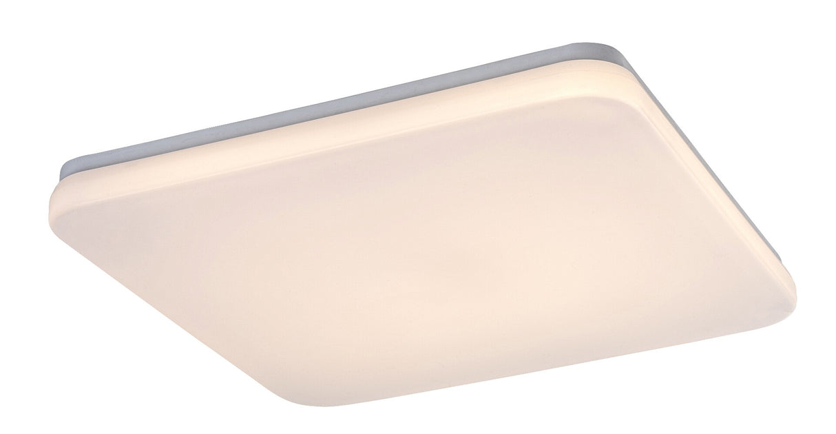 Plafoniera LED exterior Lowar, alb, 36W, 2300lm, 3000K, 4000K, 6000K, D.41cm, IP44, Rabalux, 77136