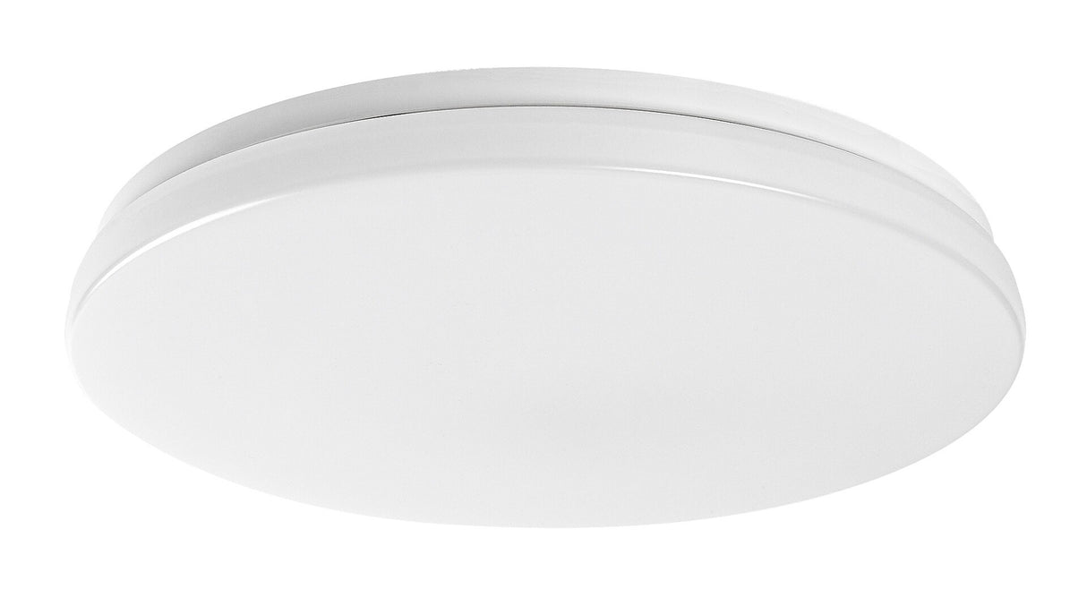 Plafoniera LED exterior Lowar, cu senzor miscare , alb, 24W, 1450lm, 3000K, D.35cm, IP44, Rabalux, 77139