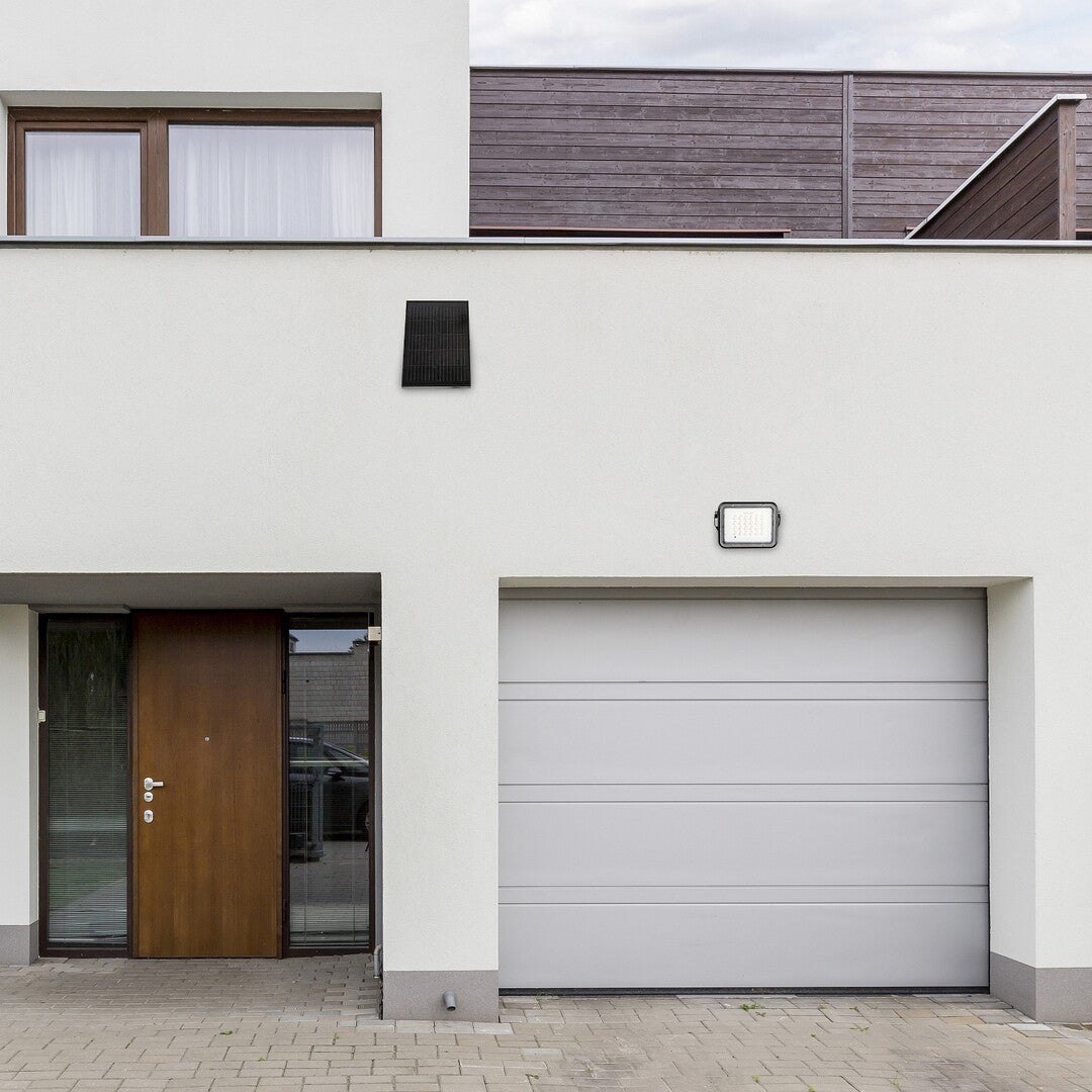 Aplica LED exterior solara Melk, negru, 6,5W, IP65, Rabalux, 77141