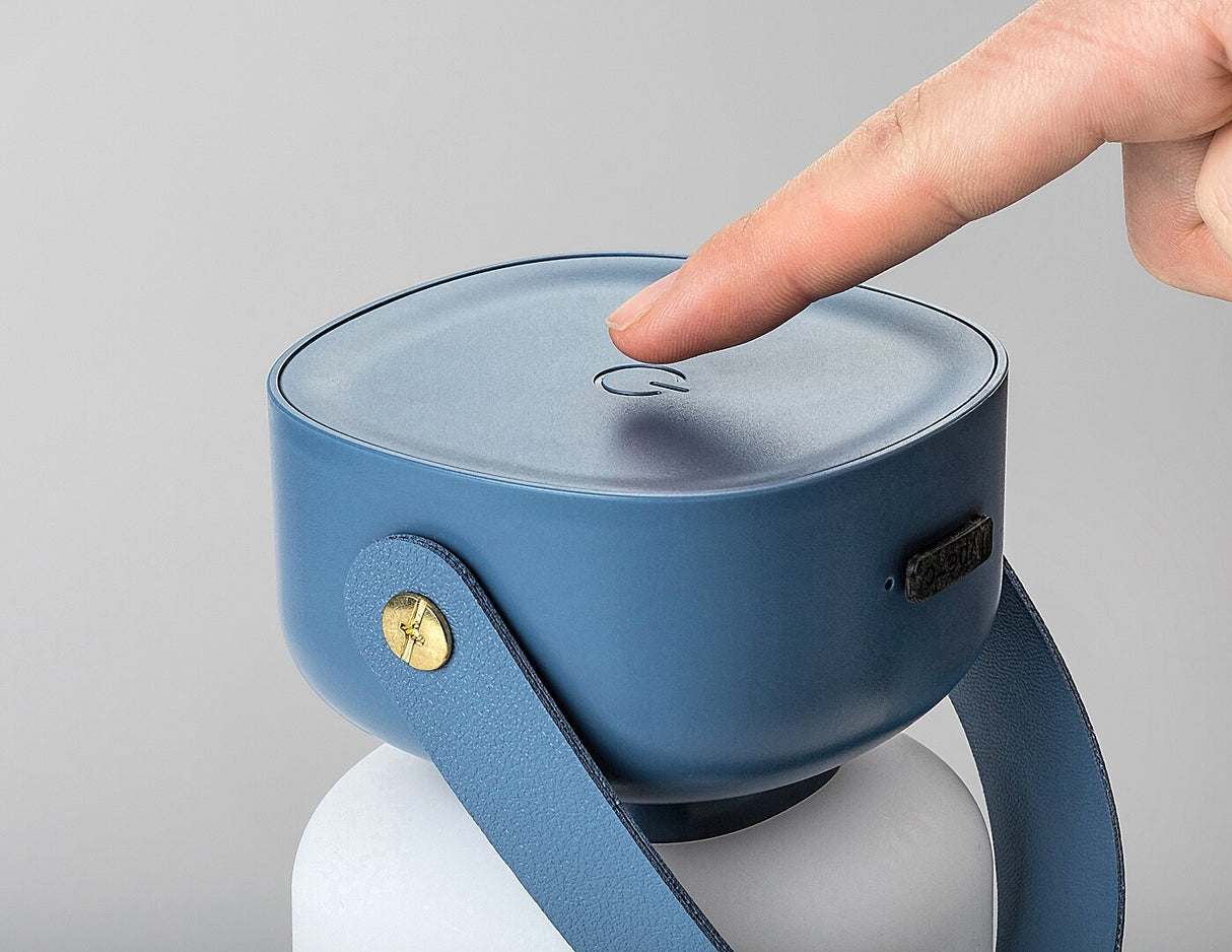 Veioza LED exterior Funes, albastru, 3W, 120lm, 2800K, 4000K, 6500K, IP44, Rabalux, 77145