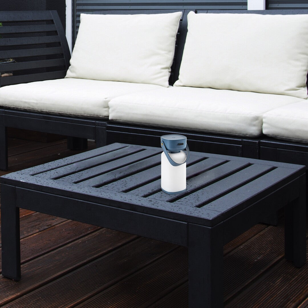 Veioza LED exterior Funes, albastru, 3W, 120lm, 2800K, 4000K, 6500K, IP44, Rabalux, 77145