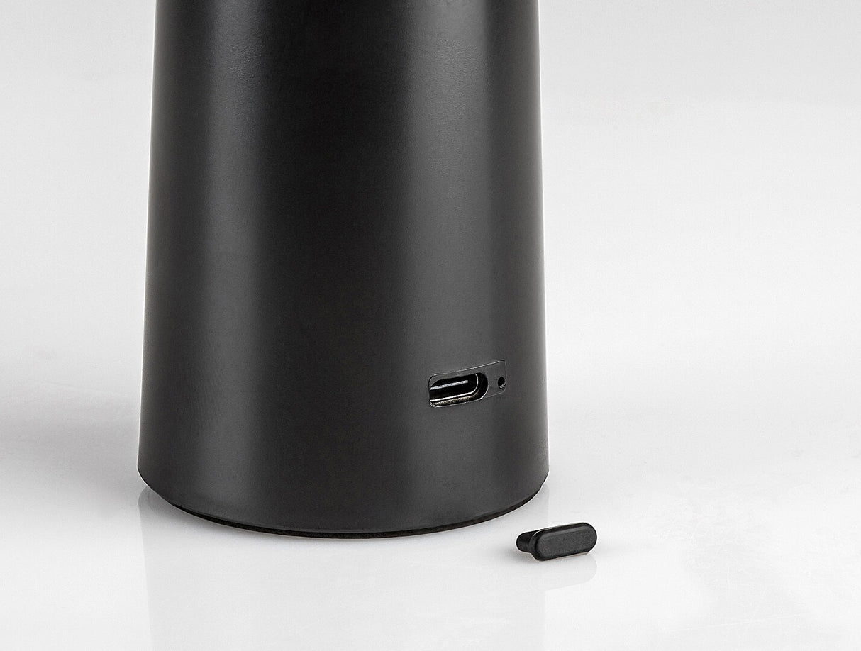 Veioza LED exterior Polperro, negru, 3W, 180lm, 2800K, 4000K, 6500K, IP20, Rabalux, 77147