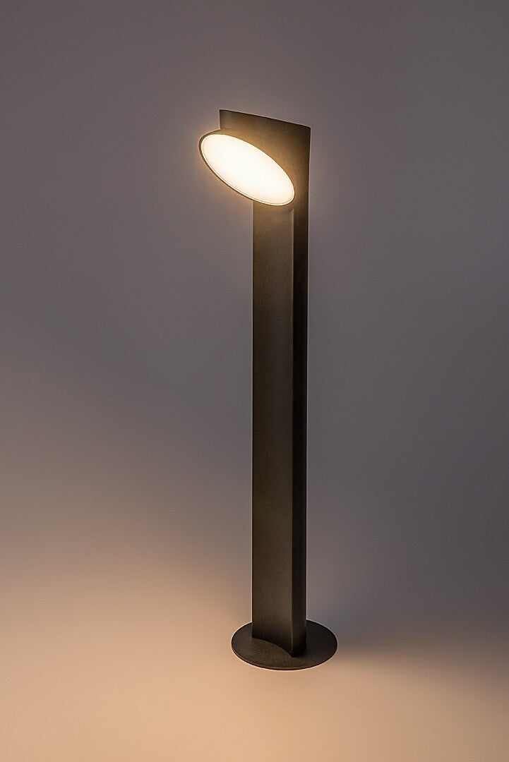 Stalp exterior LED Wengen, negru, 12W, 790lm, 3000K, H.70, IP54, Rabalux, 77149