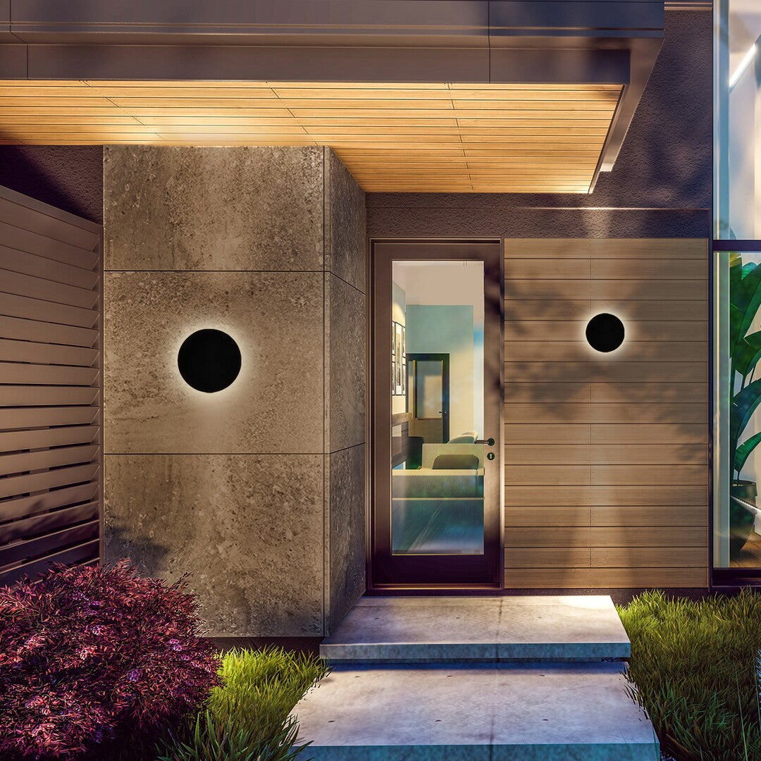 Aplica LED exterior Rust, negru, 15W, 1500lm, 2700K, 4000K, 6500K, IP65, Rabalux, 77151