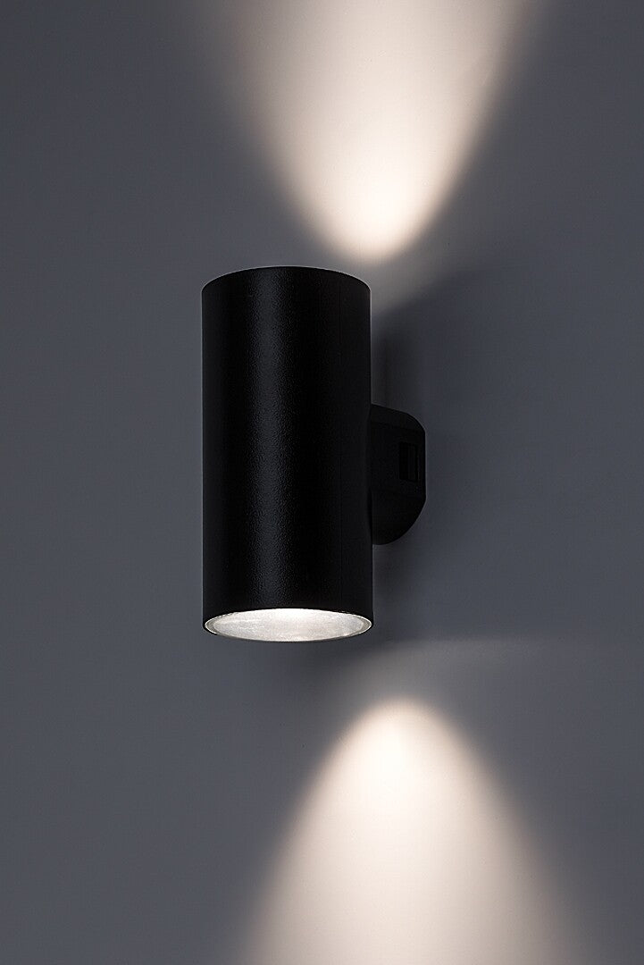 Aplica LED exterior Urfa, negru, 18W, 1800lm, 2700K, 4000K, 6500K, IP65, Rabalux, 77155