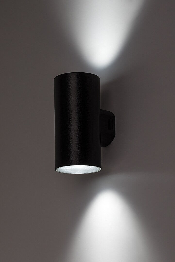 Aplica LED exterior Urfa, negru, 18W, 1800lm, 2700K, 4000K, 6500K, IP65, Rabalux, 77155