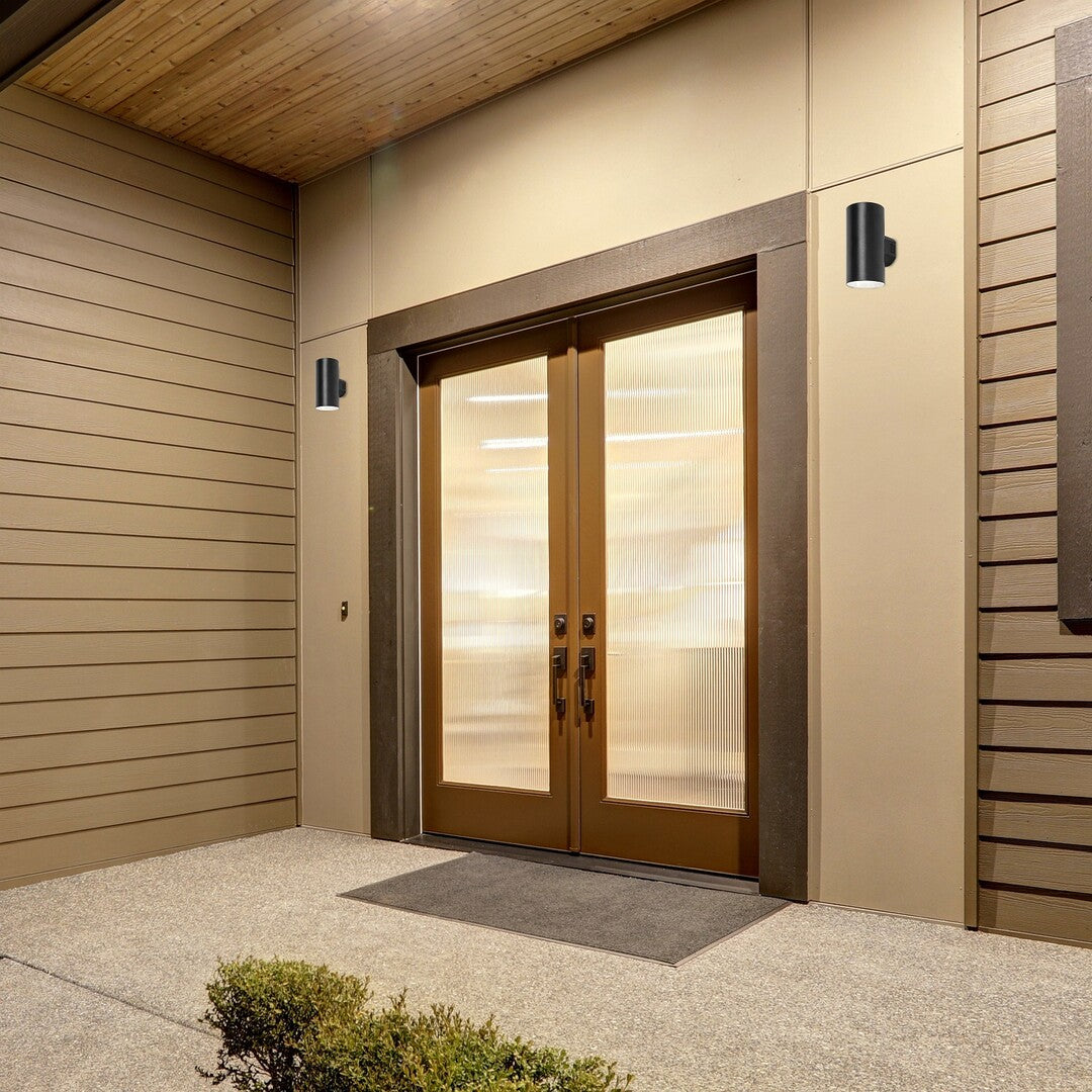 Aplica LED exterior Urfa, negru, 18W, 1800lm, 2700K, 4000K, 6500K, IP65, Rabalux, 77155