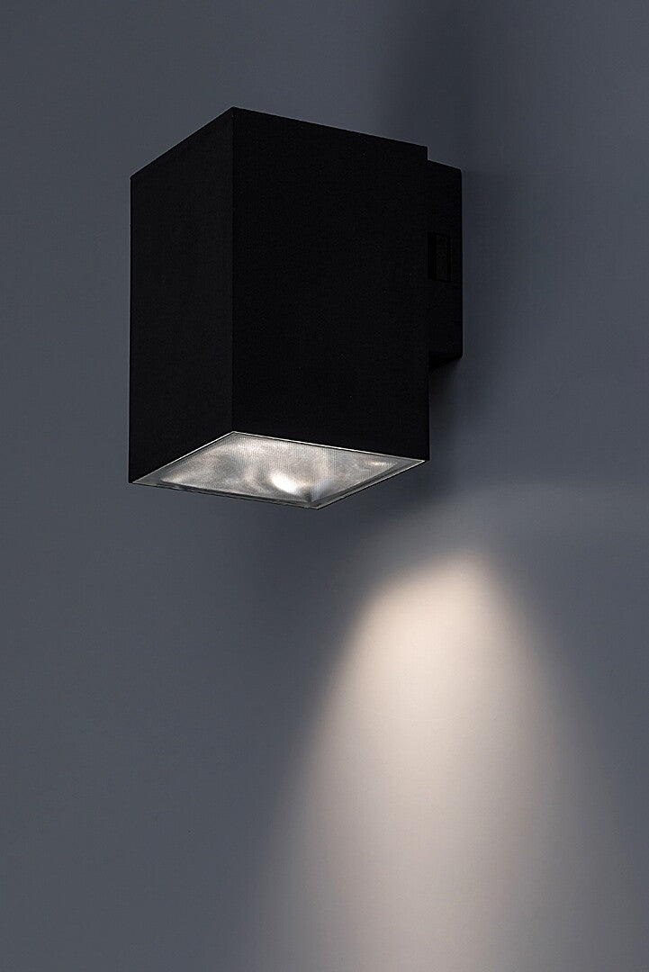 Aplica LED exterior Urfa, negru, 9W, 900lm, 2700K, 4000K, 6500K, IP65, Rabalux, 77156