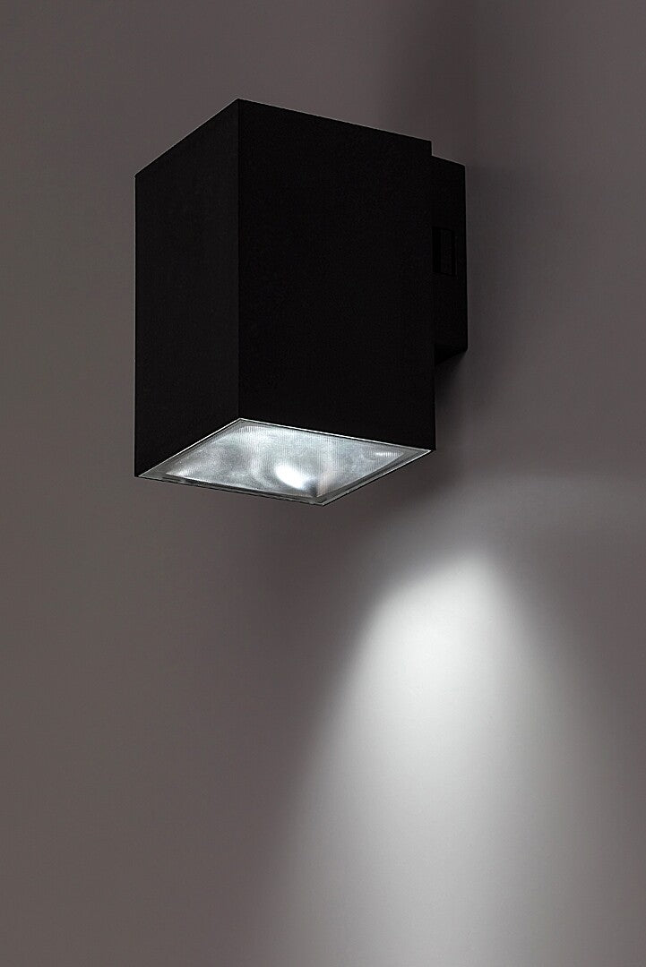 Aplica LED exterior Urfa, negru, 9W, 900lm, 2700K, 4000K, 6500K, IP65, Rabalux, 77156