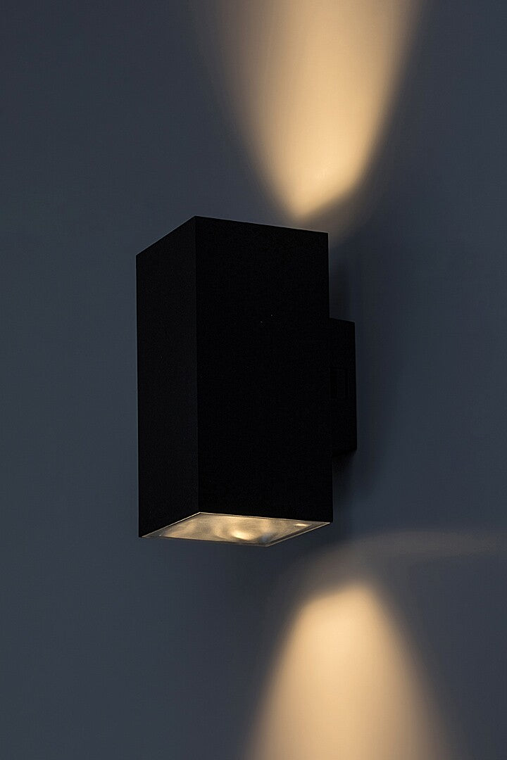 Aplica LED exterior Urfa, negru, 18W, 1800lm, 2700K, 4000K, 6500K, IP65, Rabalux, 77157