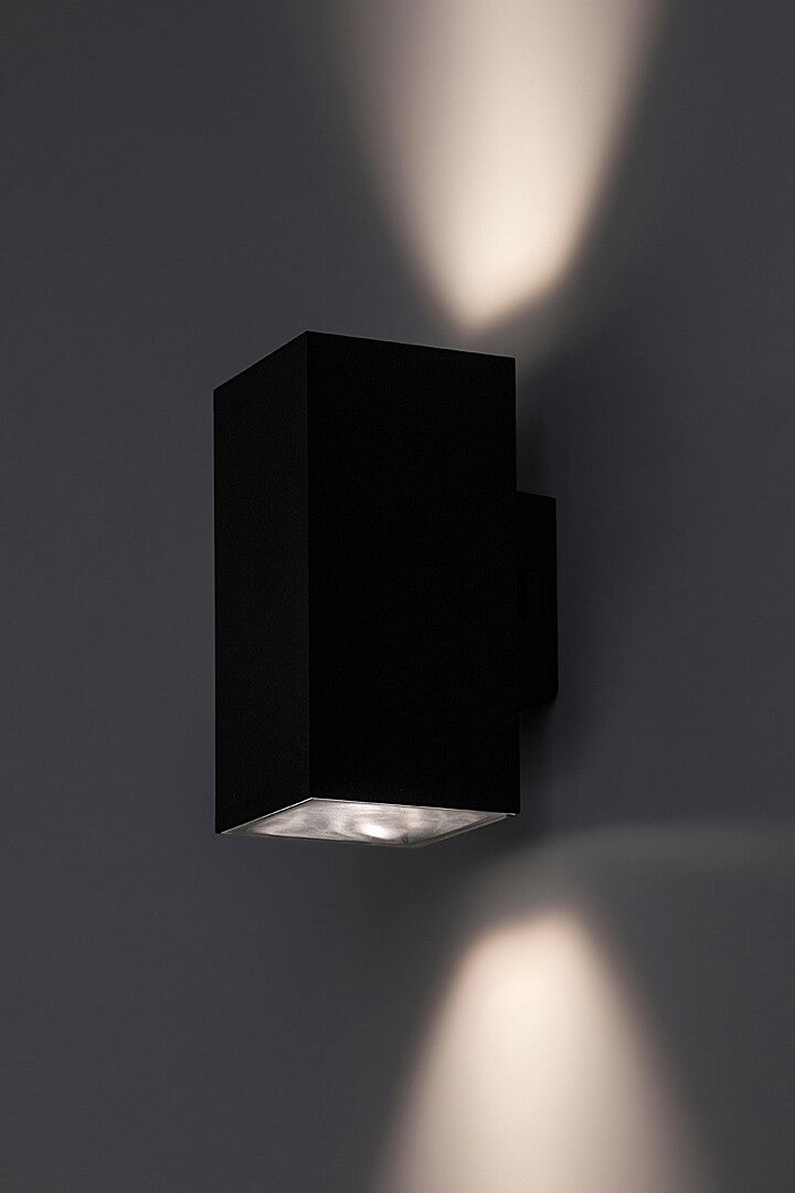 Aplica LED exterior Urfa, negru, 18W, 1800lm, 2700K, 4000K, 6500K, IP65, Rabalux, 77157