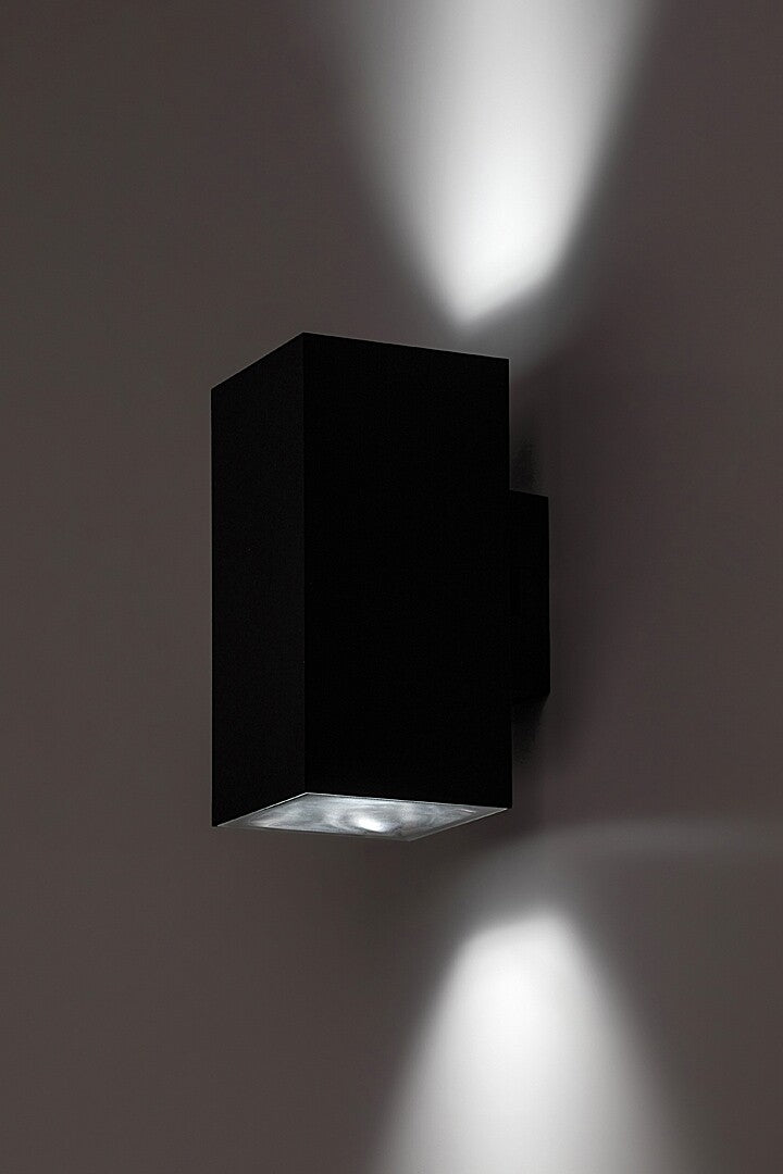 Aplica LED exterior Urfa, negru, 18W, 1800lm, 2700K, 4000K, 6500K, IP65, Rabalux, 77157