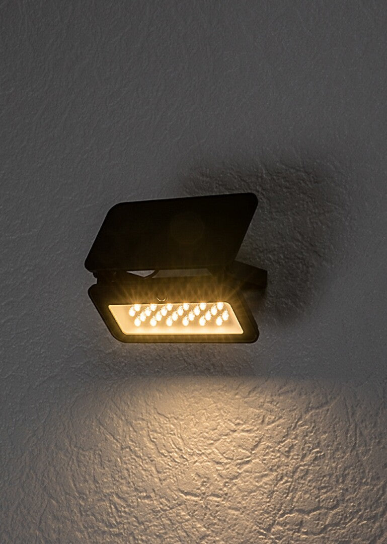 Aplica LED exterior Tarcal, negru, 8W, 1200lm, 3000K, 4000K, 6500K, IP65, Rabalux, 77160