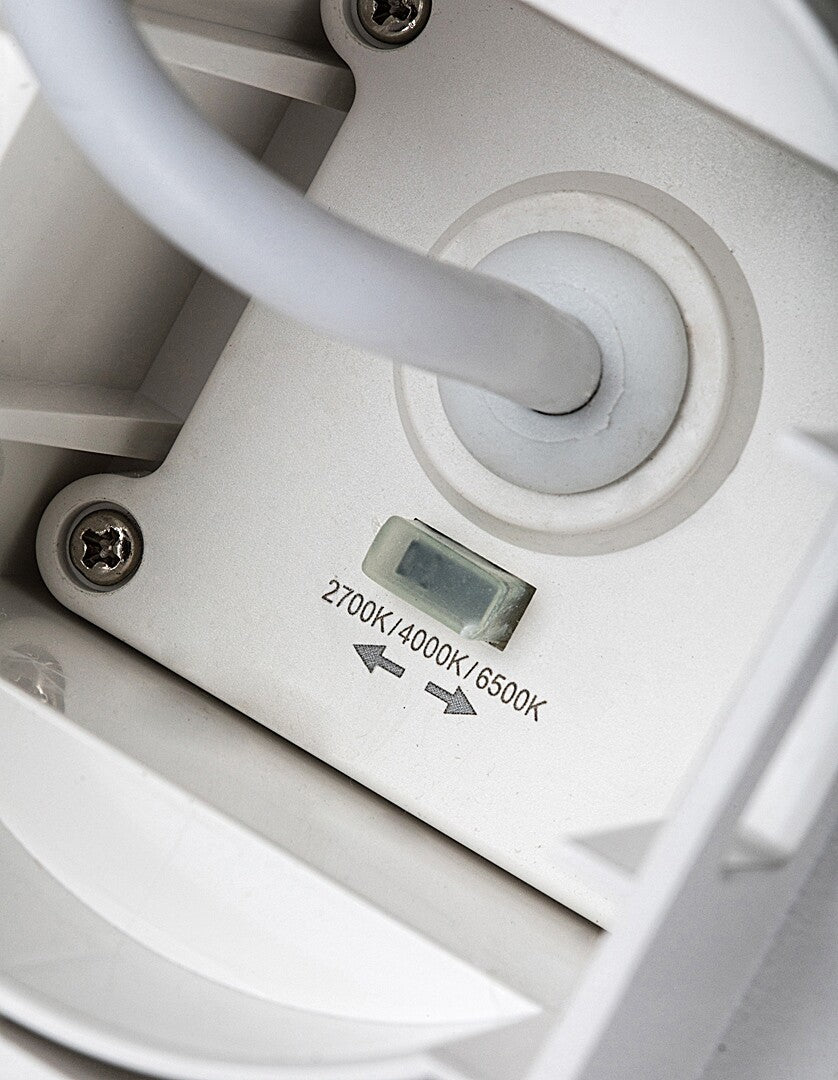 Aplica LED exterior Urfa, alb, 9W, 900lm, 2700K, 4000K, 6500K, IP65, Rabalux, 77163