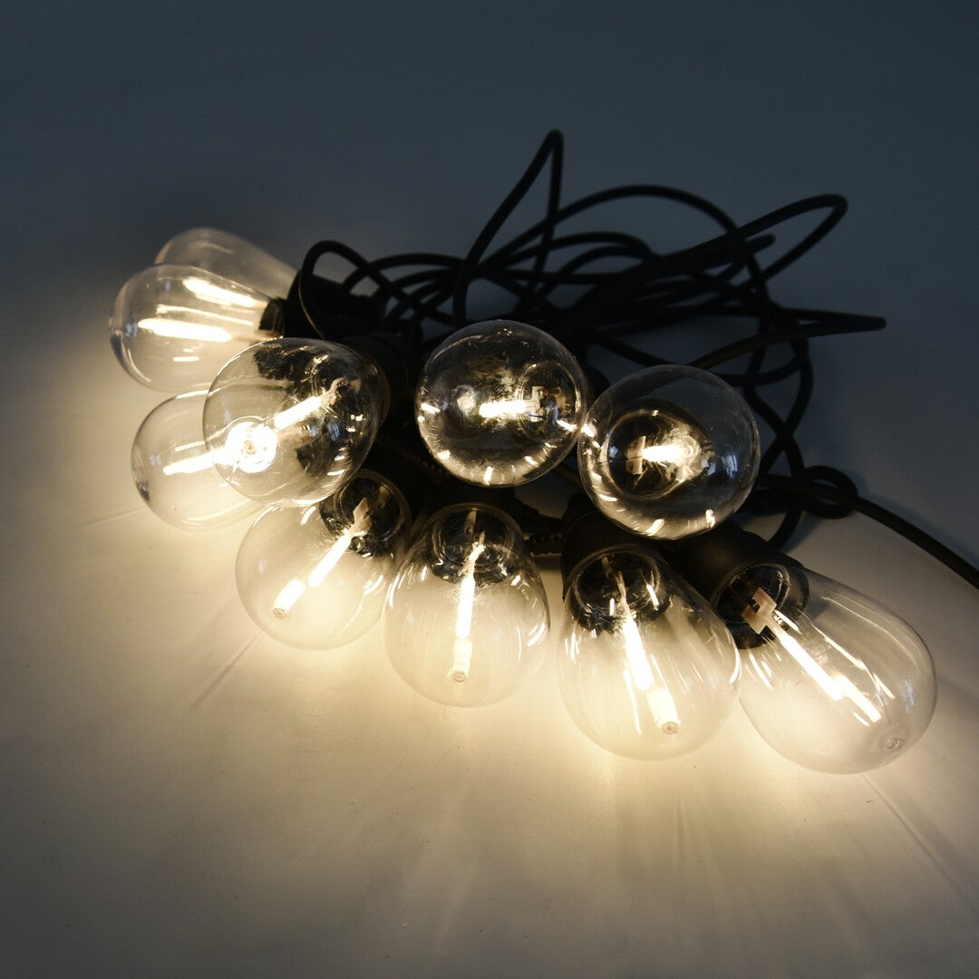 Ghirlanda LED exterior solara Zirc, negru, 3,6W, IP44, Rabalux, 77165