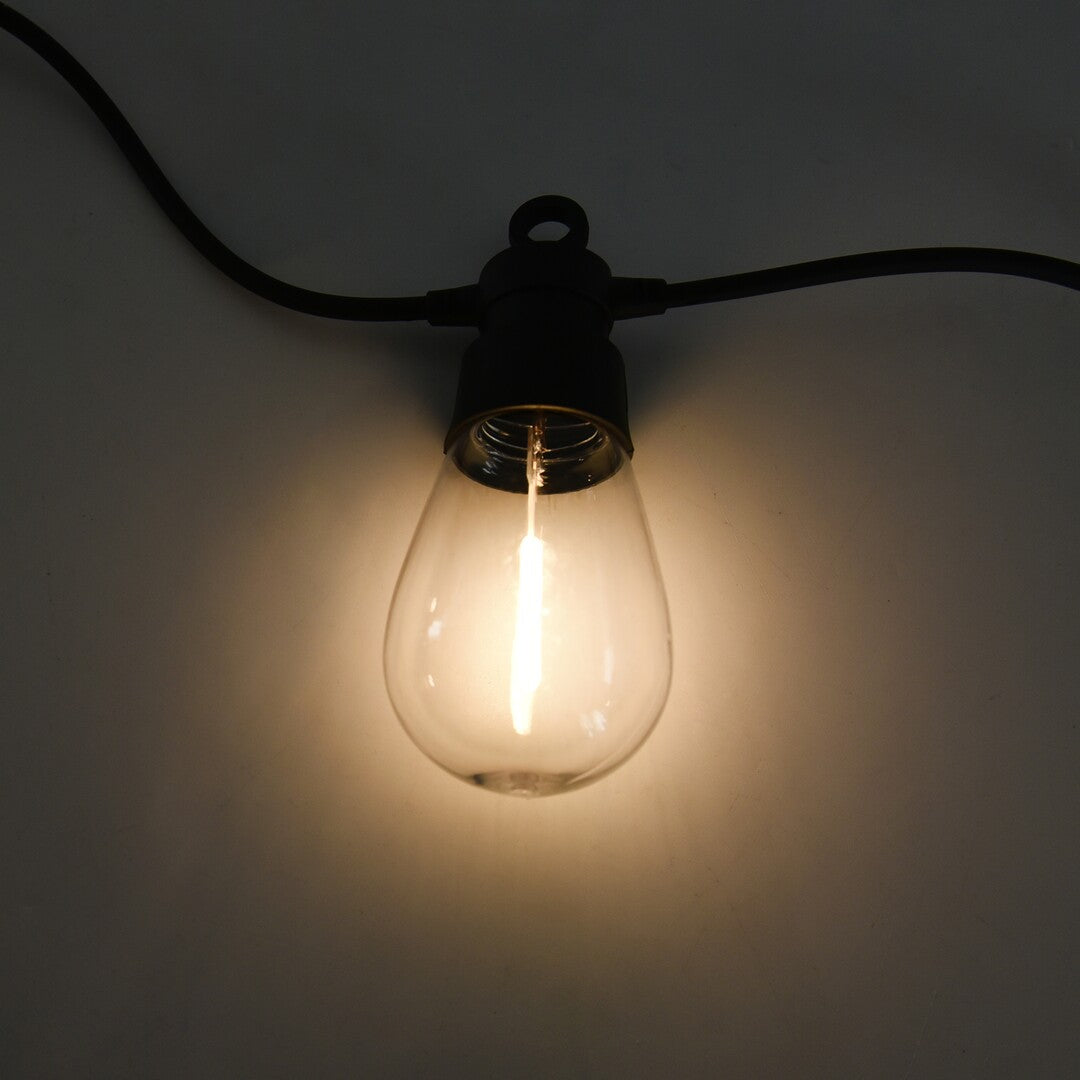 Ghirlanda LED exterior solara Zirc, negru, 3,6W, IP44, Rabalux, 77165