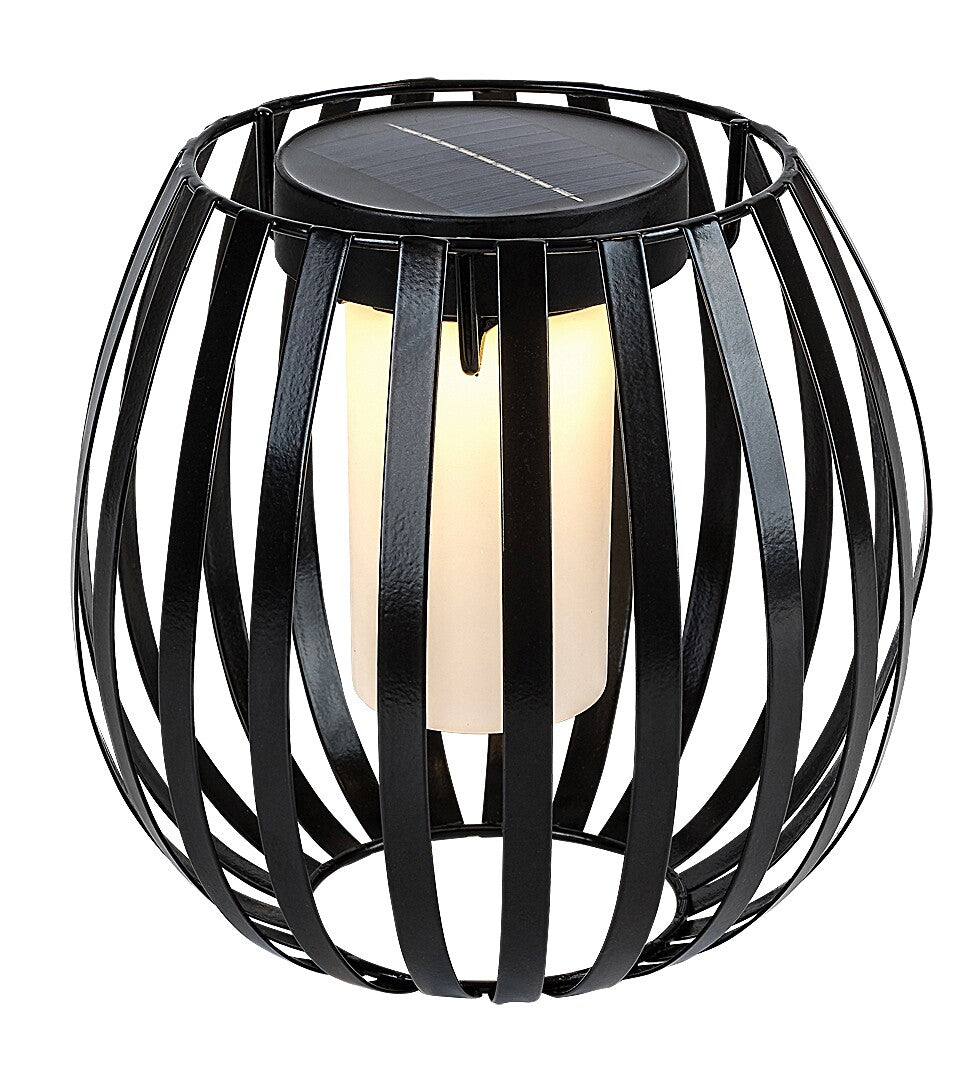 Veioza LED exterior solara Savoca, negru, 1W, IP44, Rabalux, 77167