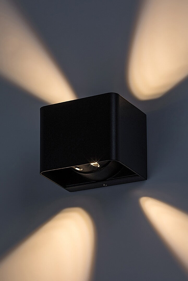 Aplica LED exterior Hallstatt, antracit, 10W, 320lm, 3000K, IP54, Rabalux, 77168