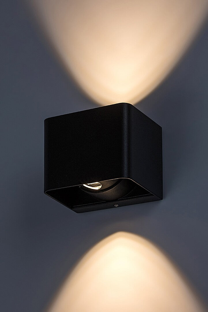 Aplica LED exterior Hallstatt, antracit, 10W, 320lm, 3000K, IP54, Rabalux, 77168