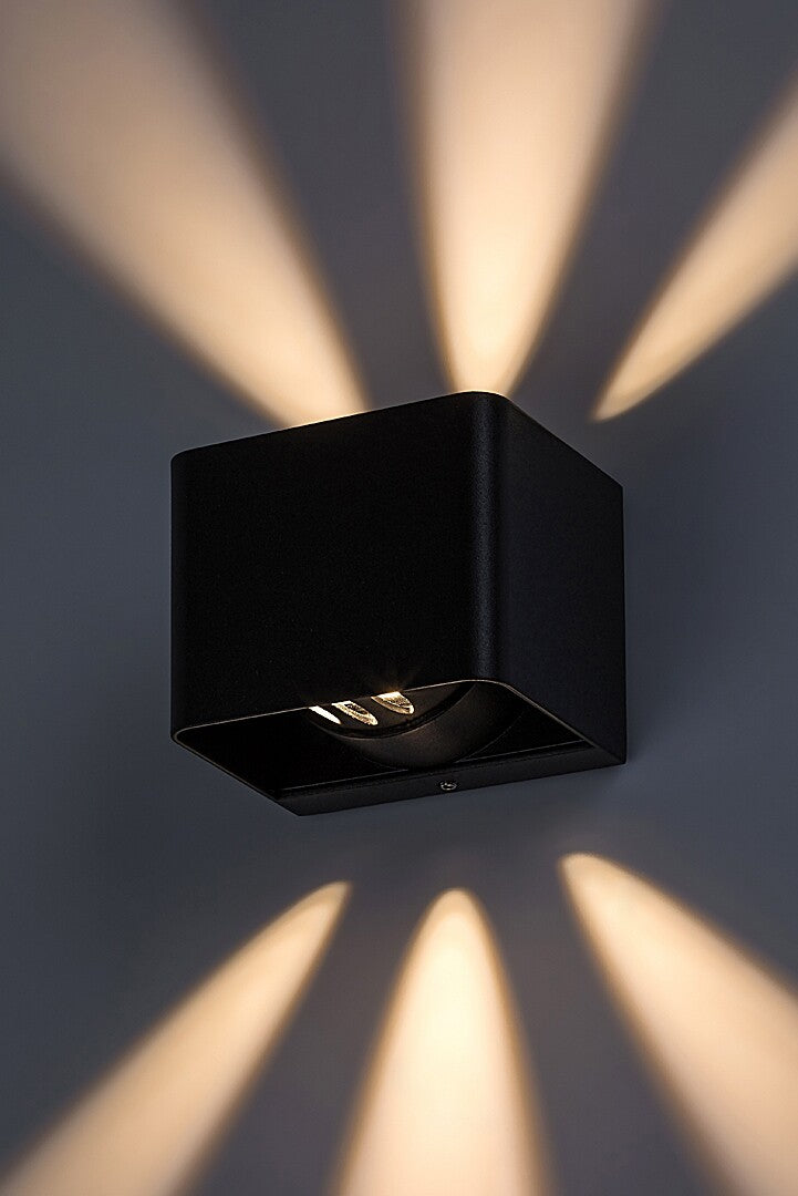 Aplica LED exterior Hallstatt, antracit, 10W, 320lm, 3000K, IP54, Rabalux, 77168