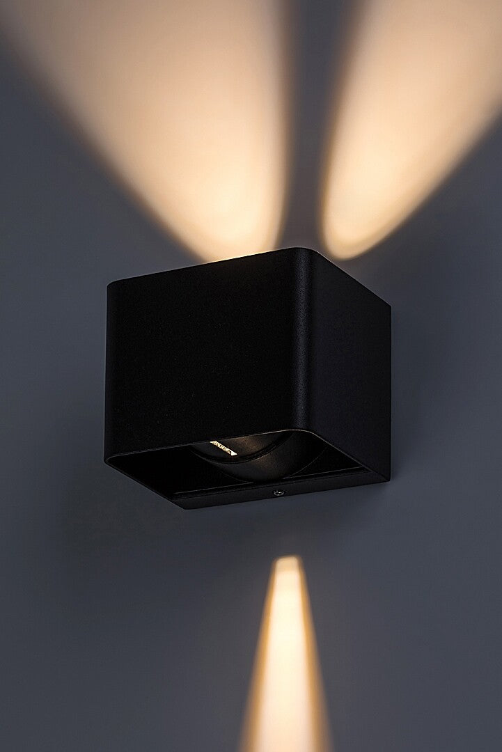 Aplica LED exterior Hallstatt, antracit, 10W, 320lm, 3000K, IP54, Rabalux, 77168