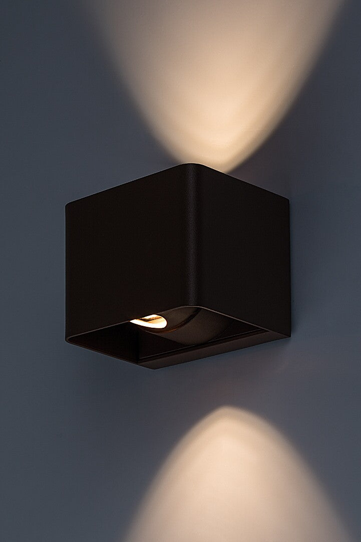 Aplica LED exterior Hallstatt, maro, 10W, 320lm, 3000K, IP54, Rabalux, 77169