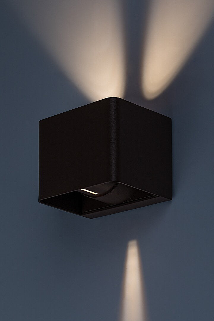 Aplica LED exterior Hallstatt, maro, 10W, 320lm, 3000K, IP54, Rabalux, 77169