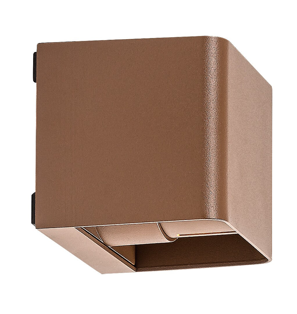 Aplica LED exterior Hallstatt, maro, 10W, 320lm, 3000K, IP54, Rabalux, 77169