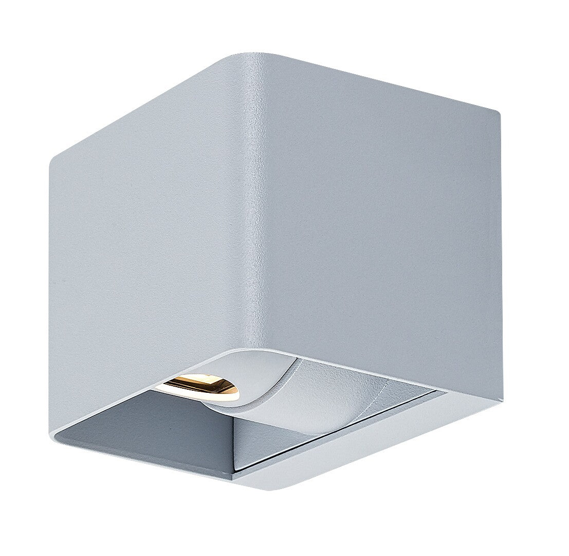 Aplica LED exterior Hallstatt, gri, 10W, 360lm, 3000K, IP54, Rabalux, 77170