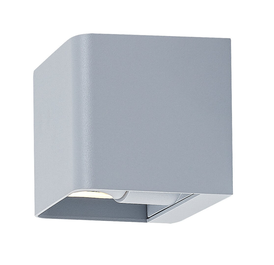 Aplica LED exterior Hallstatt, gri, 10W, 360lm, 3000K, IP54, Rabalux, 77170