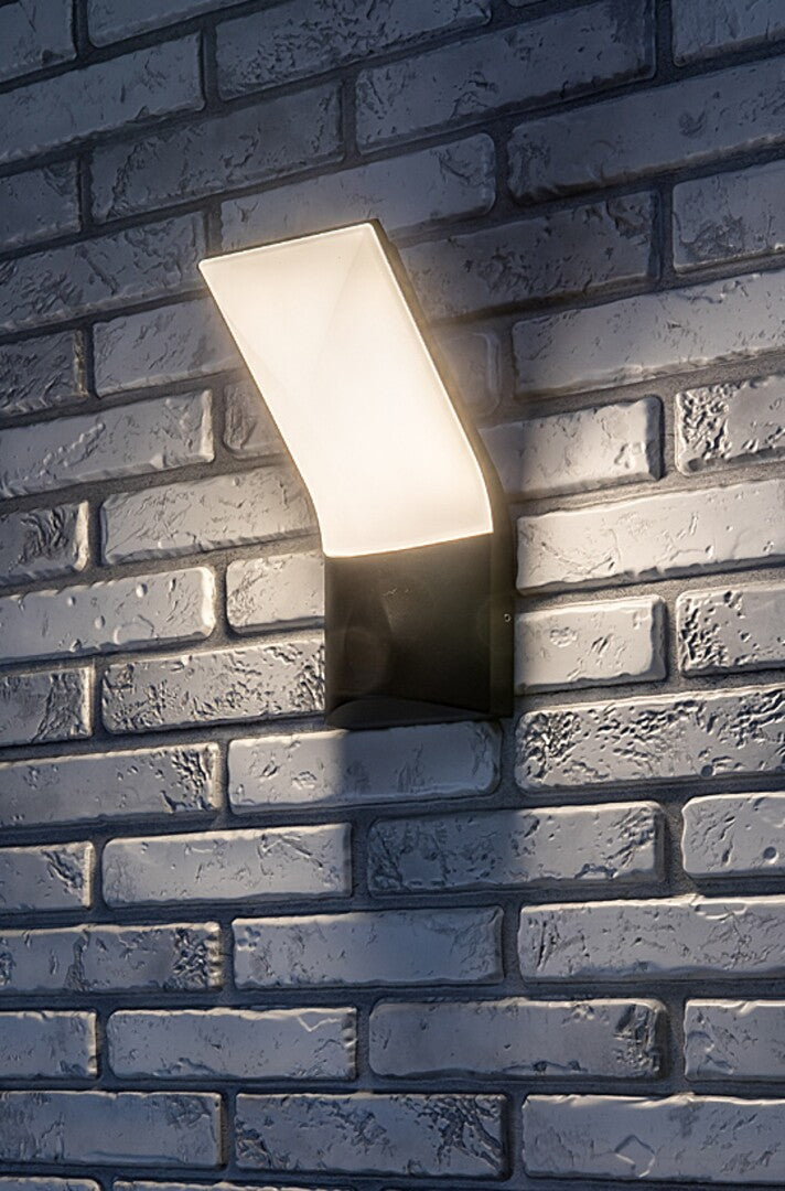 Aplica LED exterior Tolna, negru, 10W, 750lm, 3000K, IP54, Rabalux, 77171