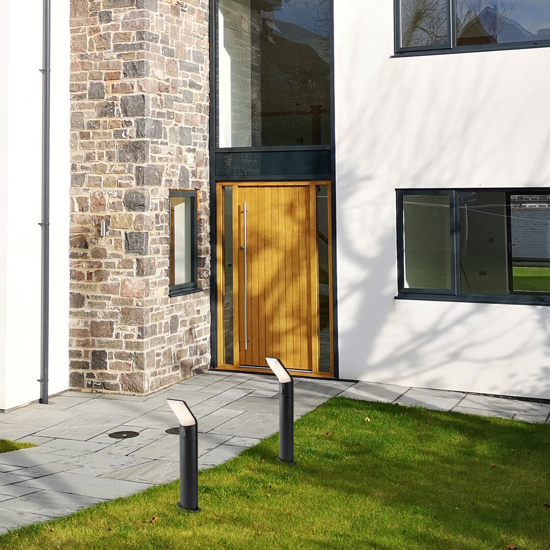 Stalp LED exterior LED Tolna, negru, 10W, 740lm, 3000K, H.67, IP54, Rabalux, 77173