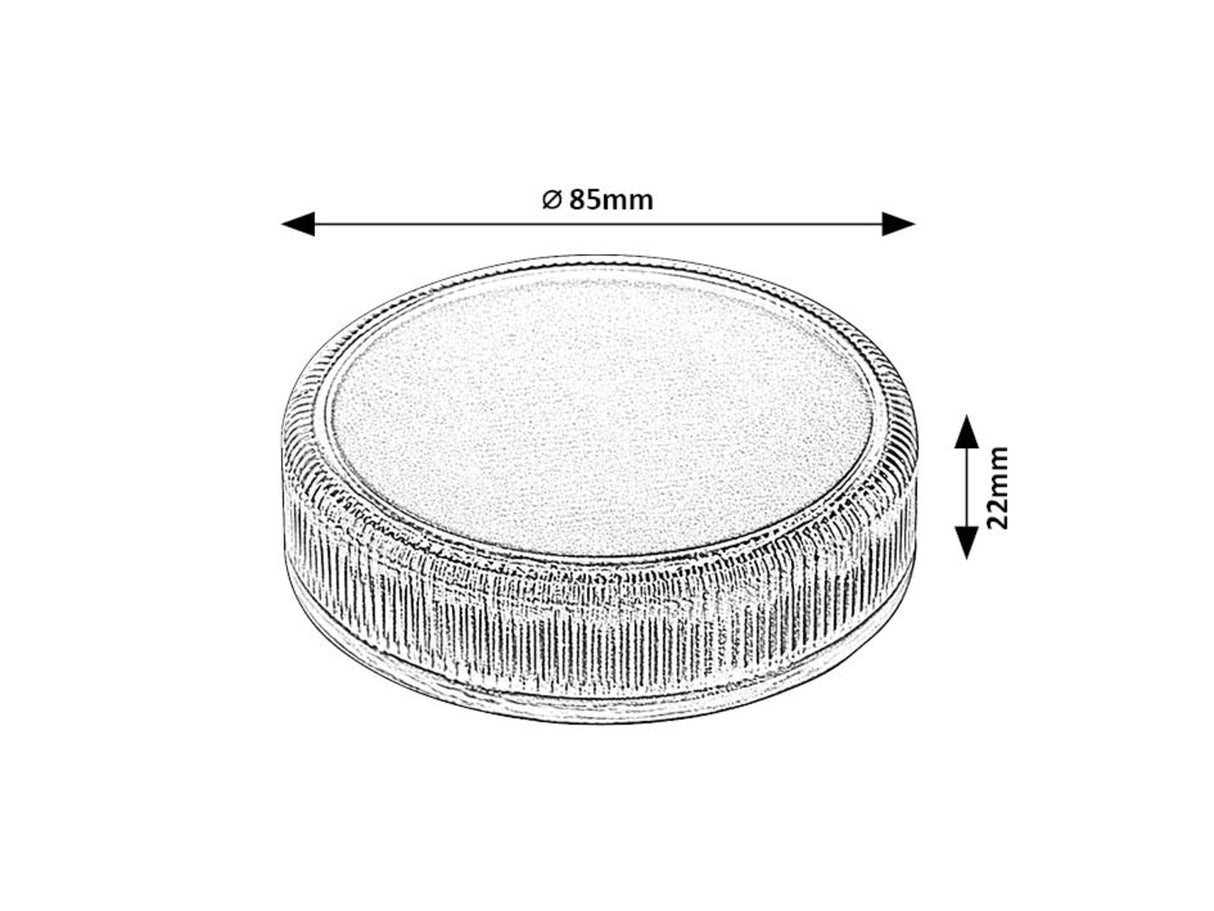 Lampa LED exterior solara Trillo, transparent, 0,3W, IP65, Rabalux, 77175